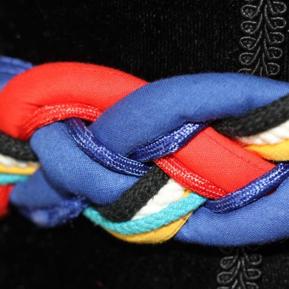 Multi Color Hand Woven Belt - Picture 2 of 8